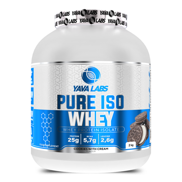 Yava labs Pure iso 66serving cockies with Cream يافا لابز بيور ايسو