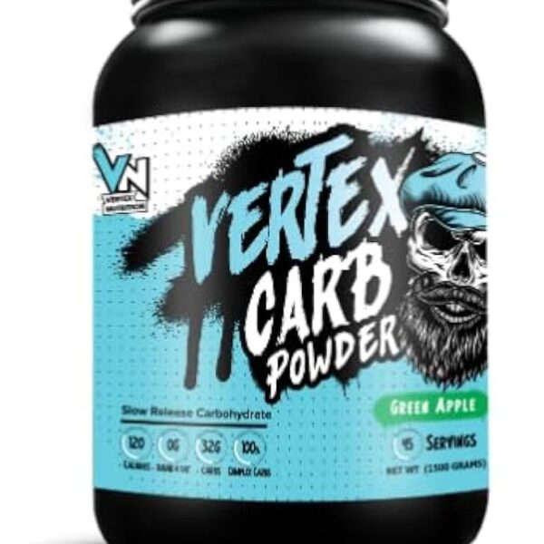 Vertex carb powder 45 serving Green apple flavored
