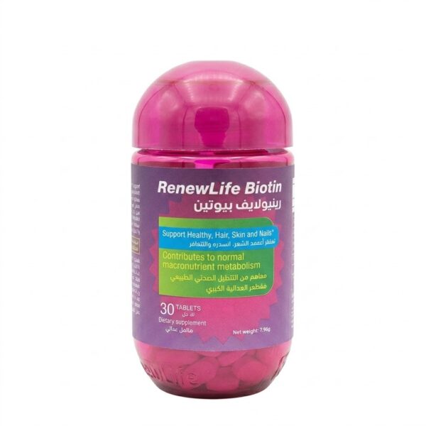 Renew life Biotin 30 capsules رينيو لايف بيوتين كبسول