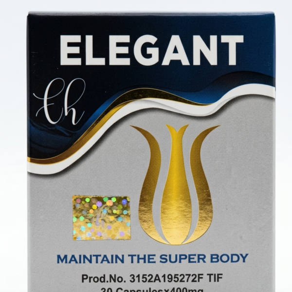 Elegant 30 capsules اليجينت كبسولات لسد الشهية