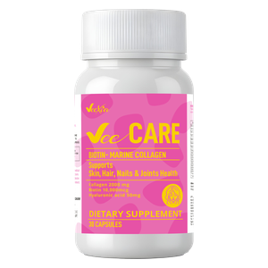 Vee Care Biotin + Marine Collagen 30 capsules في كير بيوتين وكولاجين بحري